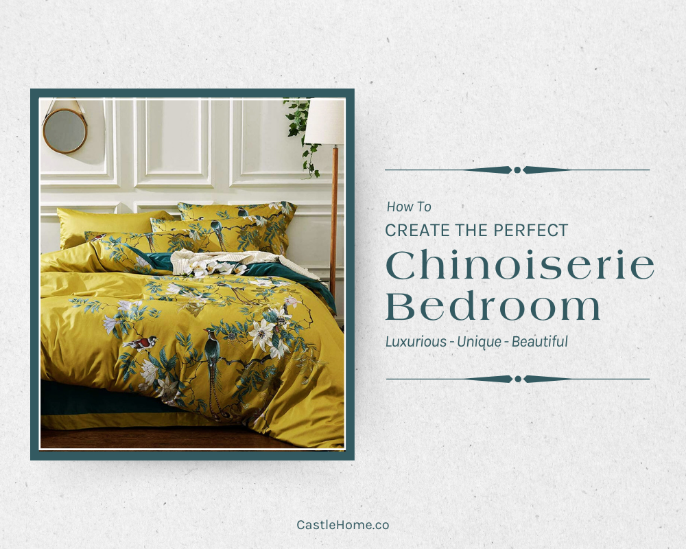 Transform Your Bedroom with a Chinoiserie Bedding Set