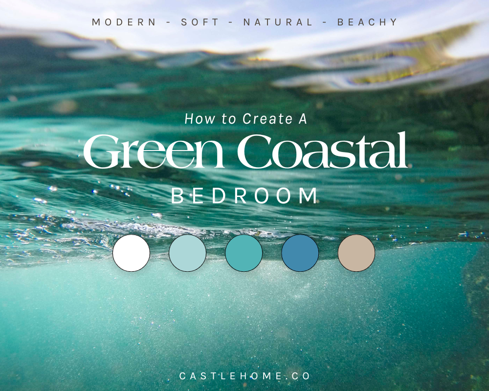 Embrace the Allure of a Chic Green Coastal Bedroom