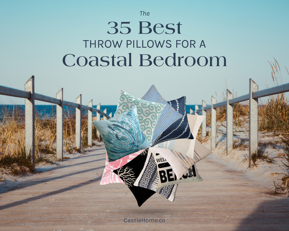 The 35 Best Throw Pillows for a Coastal Bedroom Refresh