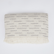 Woven Cotton Linen Throw Blanket