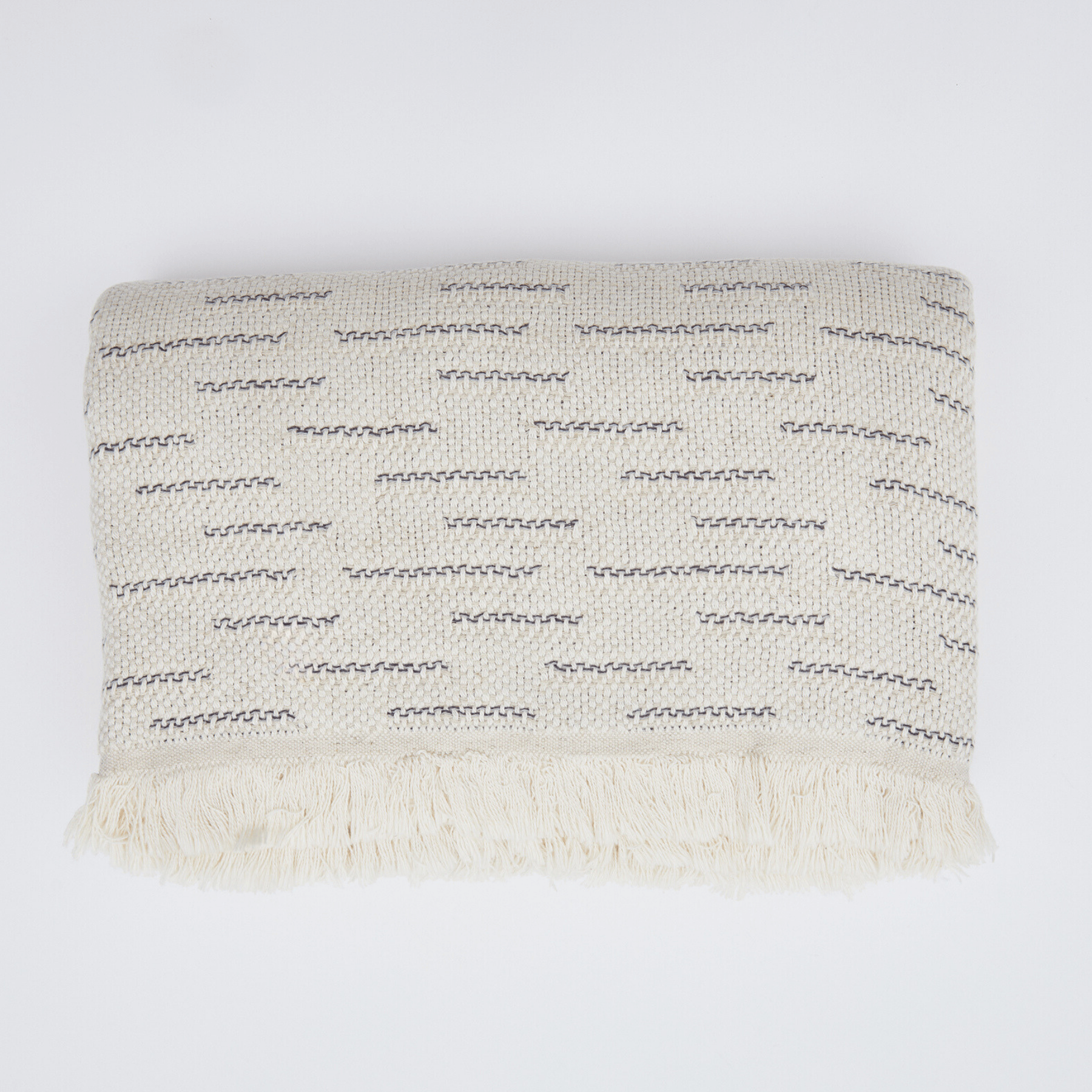 Woven Cotton Linen Throw Blanket