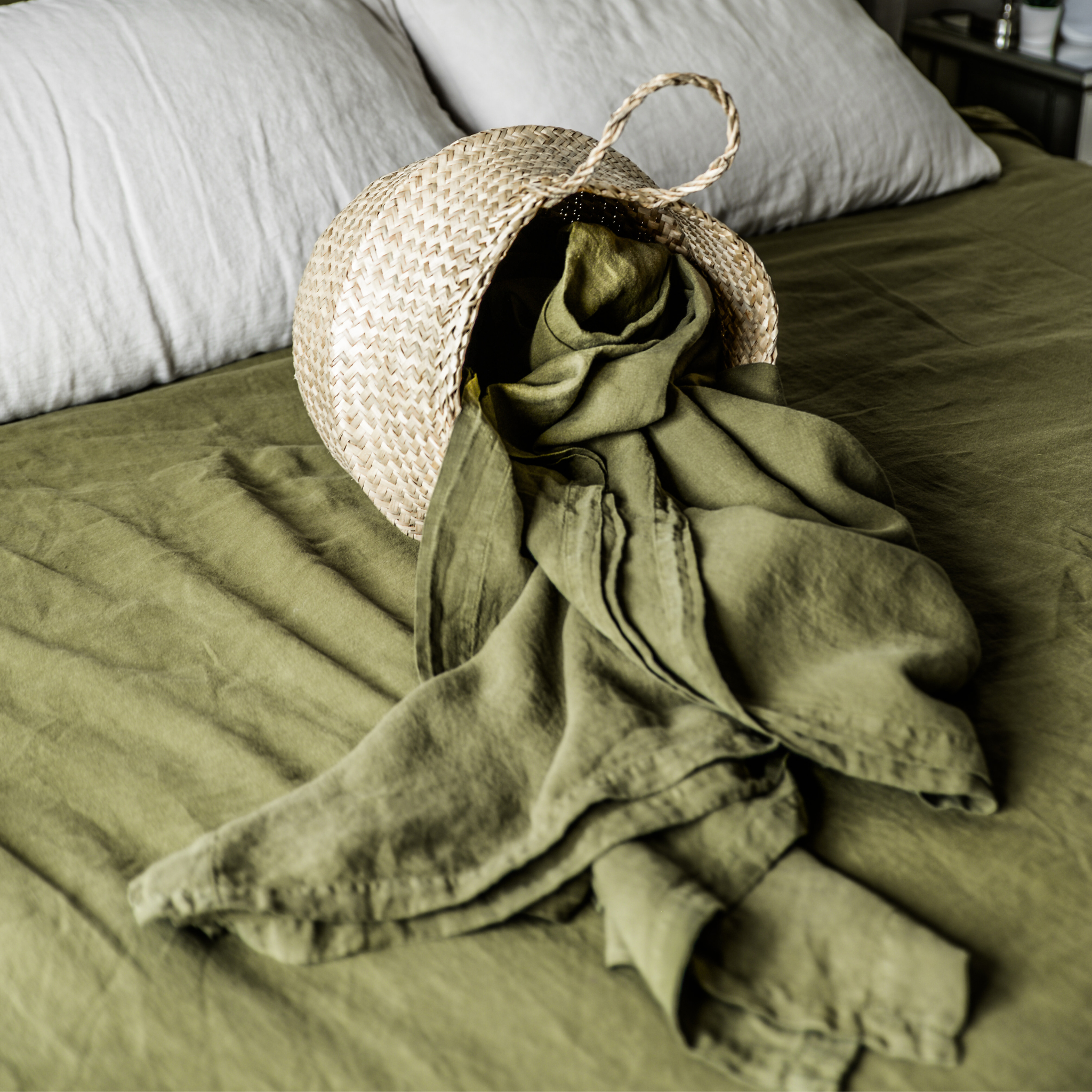 European Linen Bed Sheet Set