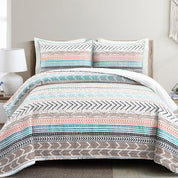 Hygge Geo Quilt 3 Piece Set