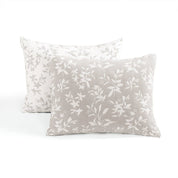 Floral Jacquard Reversible Soft Matelassé 3 Piece Quilt Set