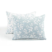 Floral Jacquard Reversible Soft Matelassé 3 Piece Quilt Set