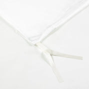 Hampton Double Flange Embroidered Contrast Edge Duvet Cover Set