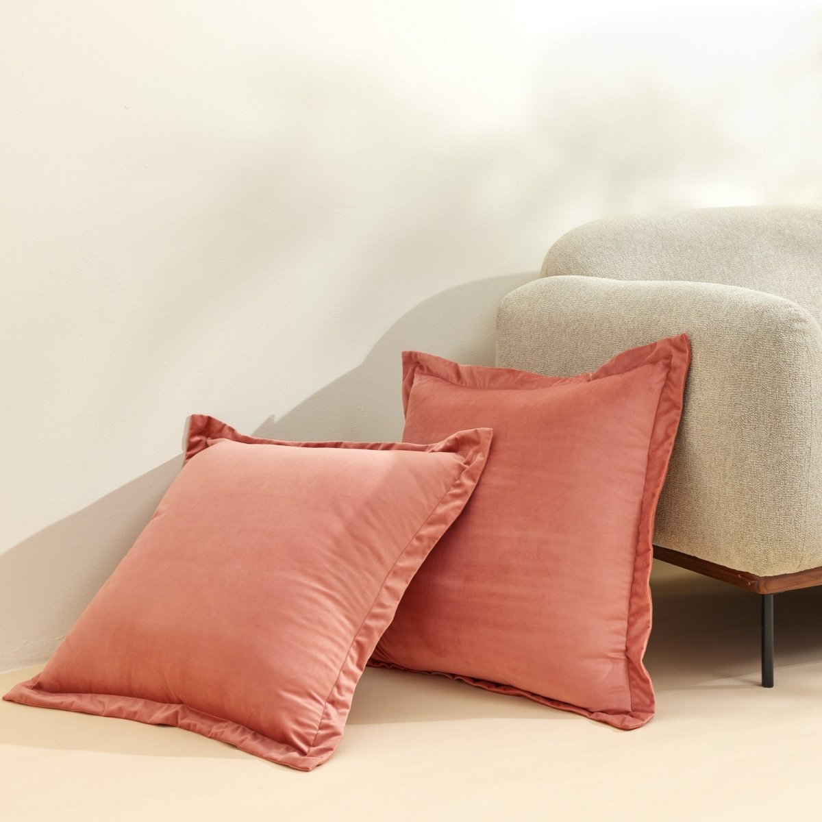 Velvet Dreams Euro Sham Cover 2 Piece Set