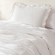 Reyna Contrast Edge Cotton Duvet Cover Set