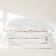 Reyna Contrast Edge Cotton Duvet Cover Set