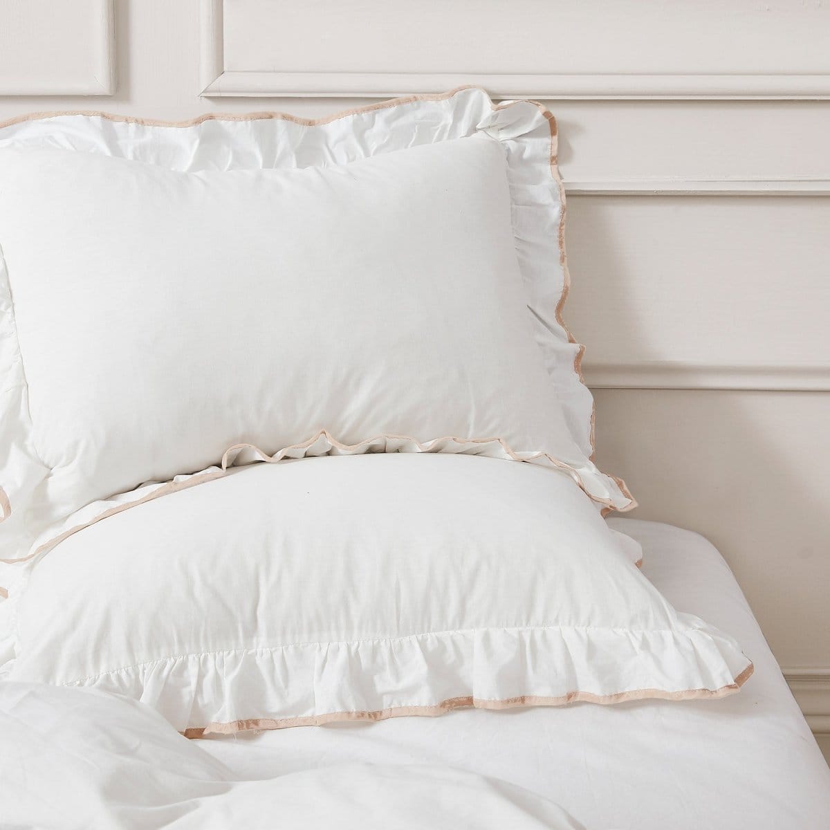 Reyna Contrast Edge Cotton Duvet Cover Set