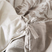 Bali Tropical Leaves Gauze Jacquard Duvet Cover Set