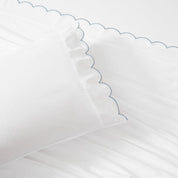 Coastal Chic Scalloped Edge Cotton Sheet Set