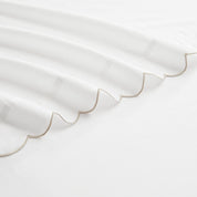 Coastal Chic Scalloped Edge Cotton Sheet Set