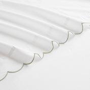 Coastal Chic Scalloped Edge Cotton Sheet Set