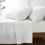 Evelyn Lace Trim Cotton Sheet Set