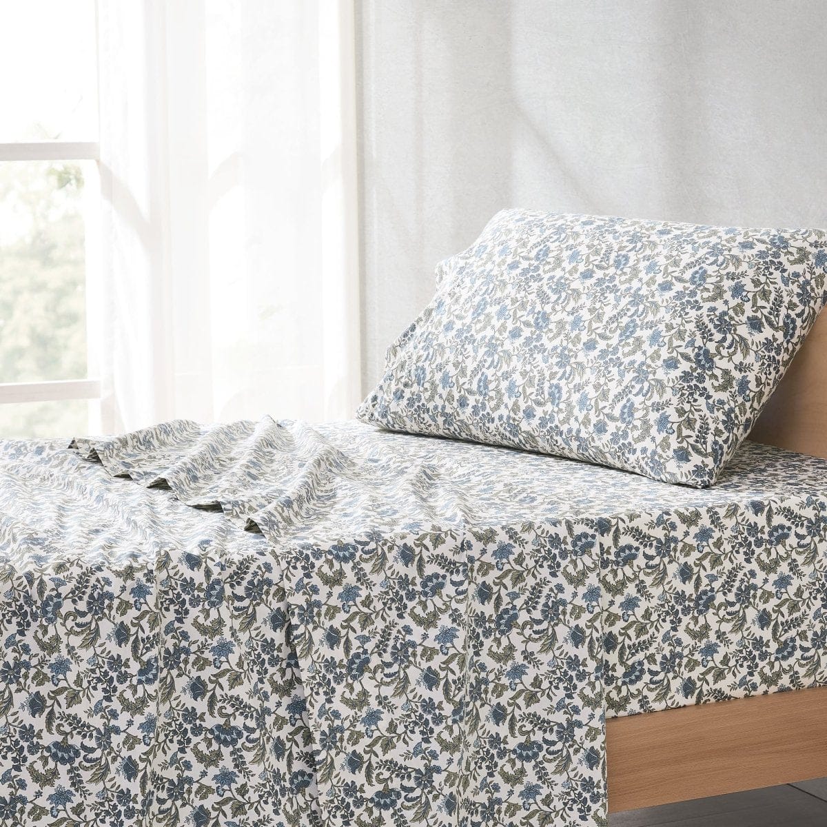 Lillian Block Print Cotton Sheet Set