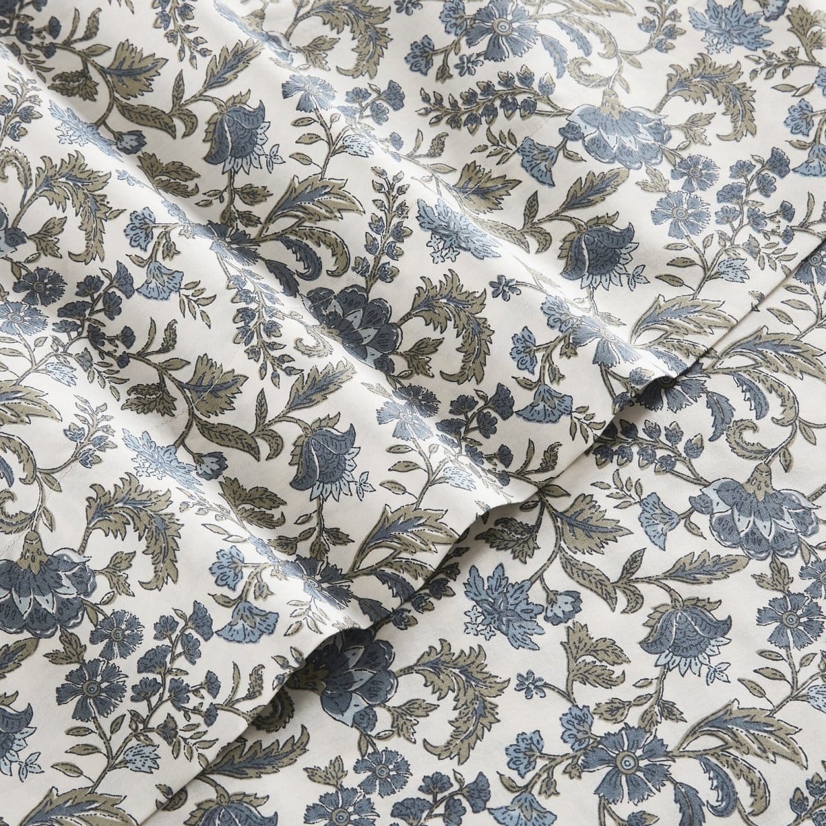 Lillian Block Print Cotton Sheet Set