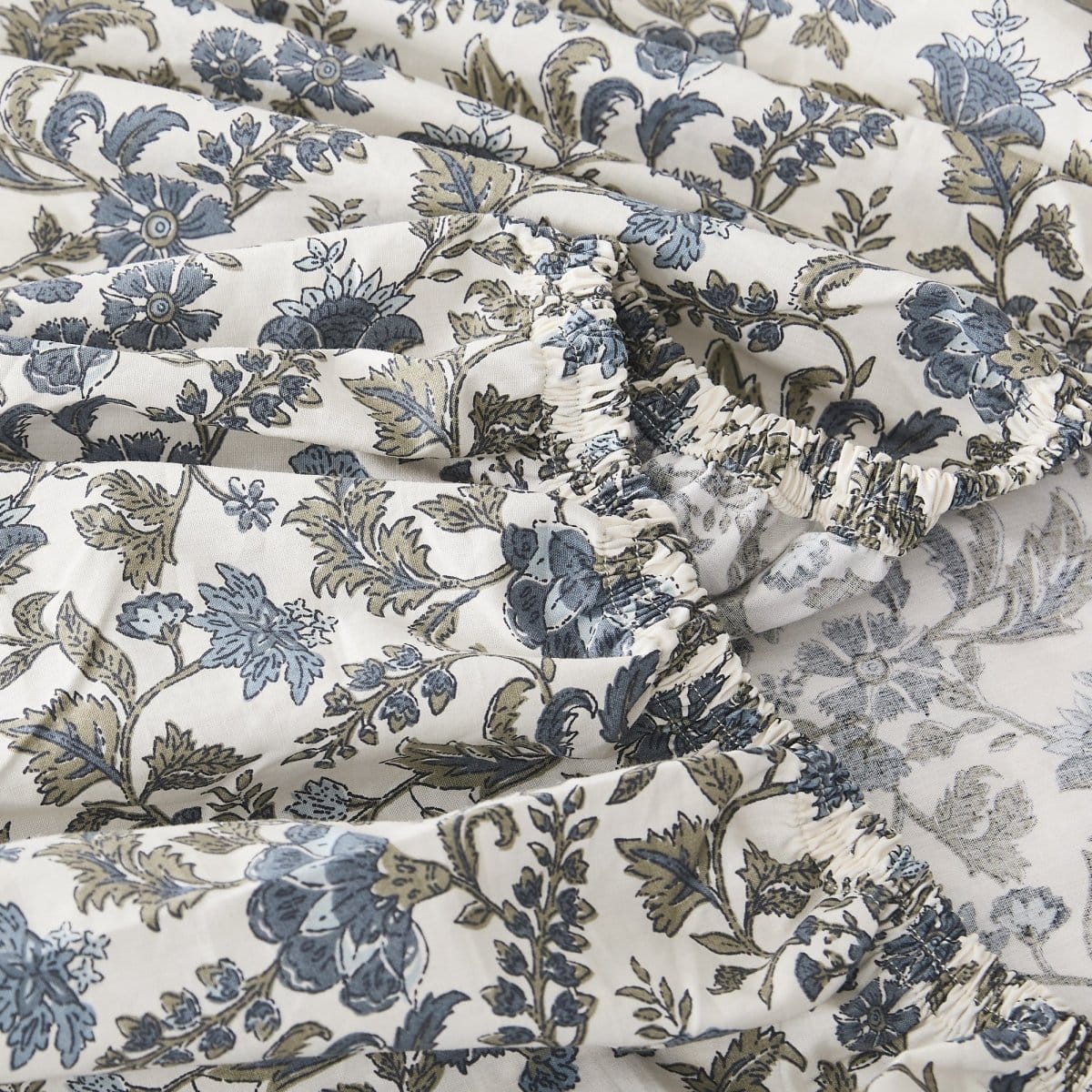Lillian Block Print Cotton Sheet Set