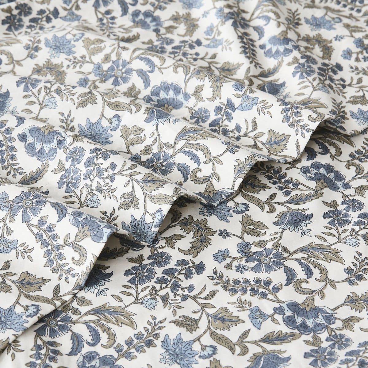 Lillian Block Print Cotton Sheet Set