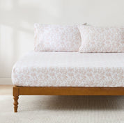 Peony Toile Cotton Sheet Set