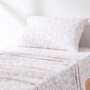 Peony Toile Cotton Sheet Set
