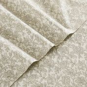 Zara Floral Block Cotton Sheet Set