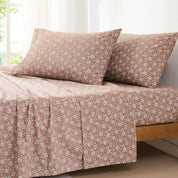 Zara Floral Block Cotton Sheet Set