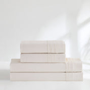 Pleat Cotton Sheet Set