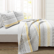 Hygge Geo Quilt 3 Piece Set