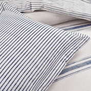 Farmhouse Stripe 100% Cotton Duvet Cover Set