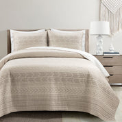 Hygge Geo Quilt 3 Piece Set