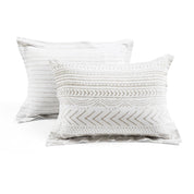 Hygge Geo Reversible Cotton Duvet Cover 3 Piece Set