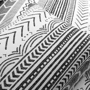 Hygge Geo Reversible Cotton Duvet Cover 3 Piece Set