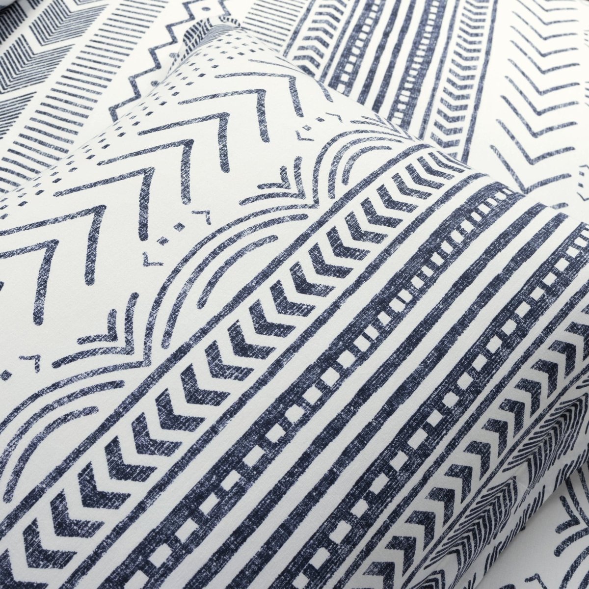 Hygge Geo Reversible Cotton Duvet Cover 3 Piece Set