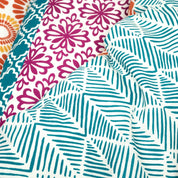 Bohemian Stripe Cotton Reversible Duvet Cover Set