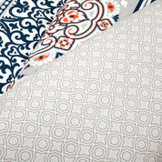 Nesco Stripe Cotton Duvet Cover 3 Piece Set