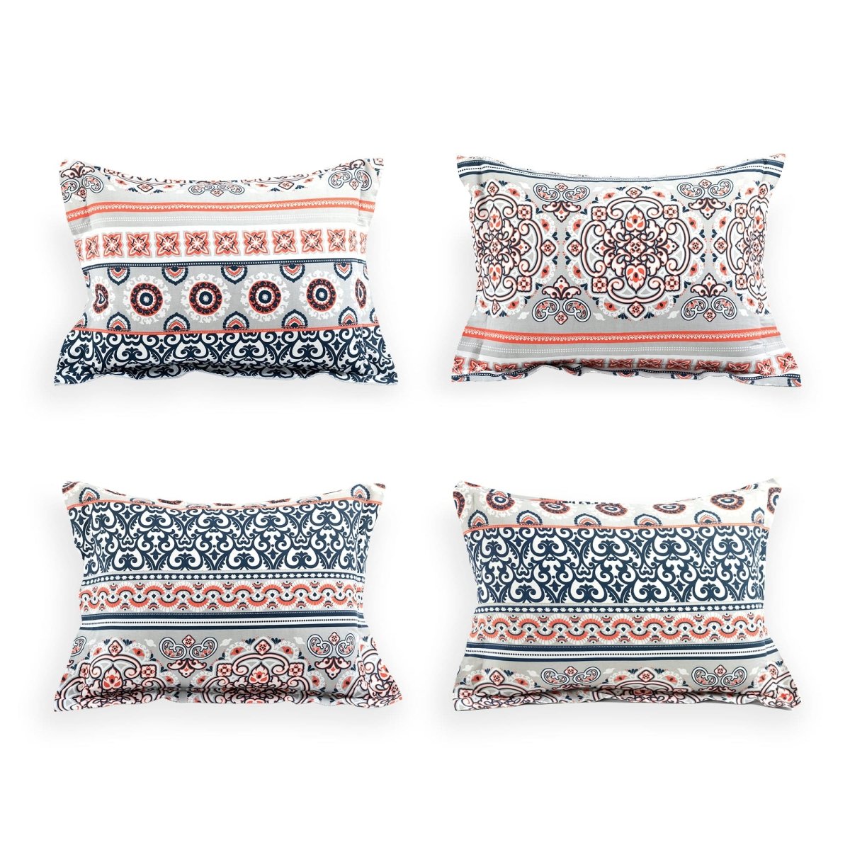 Nesco Stripe Cotton Duvet Cover 3 Piece Set