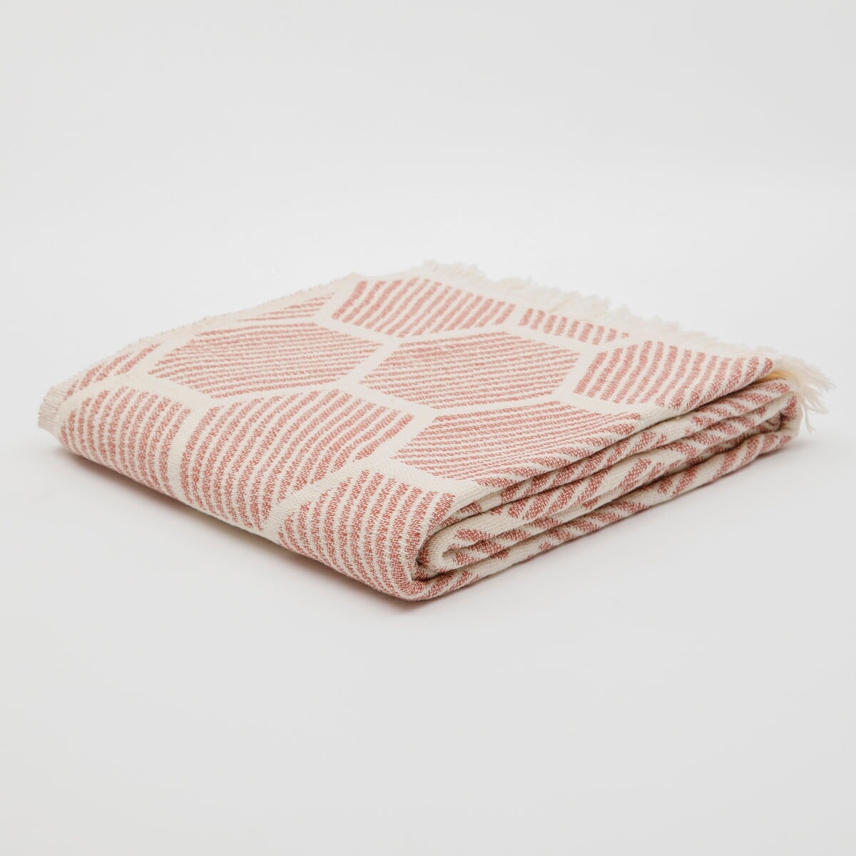 Honeycomb Turkish Cotton Throw Blanket