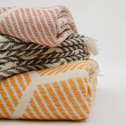 Honeycomb Turkish Cotton Throw Blanket