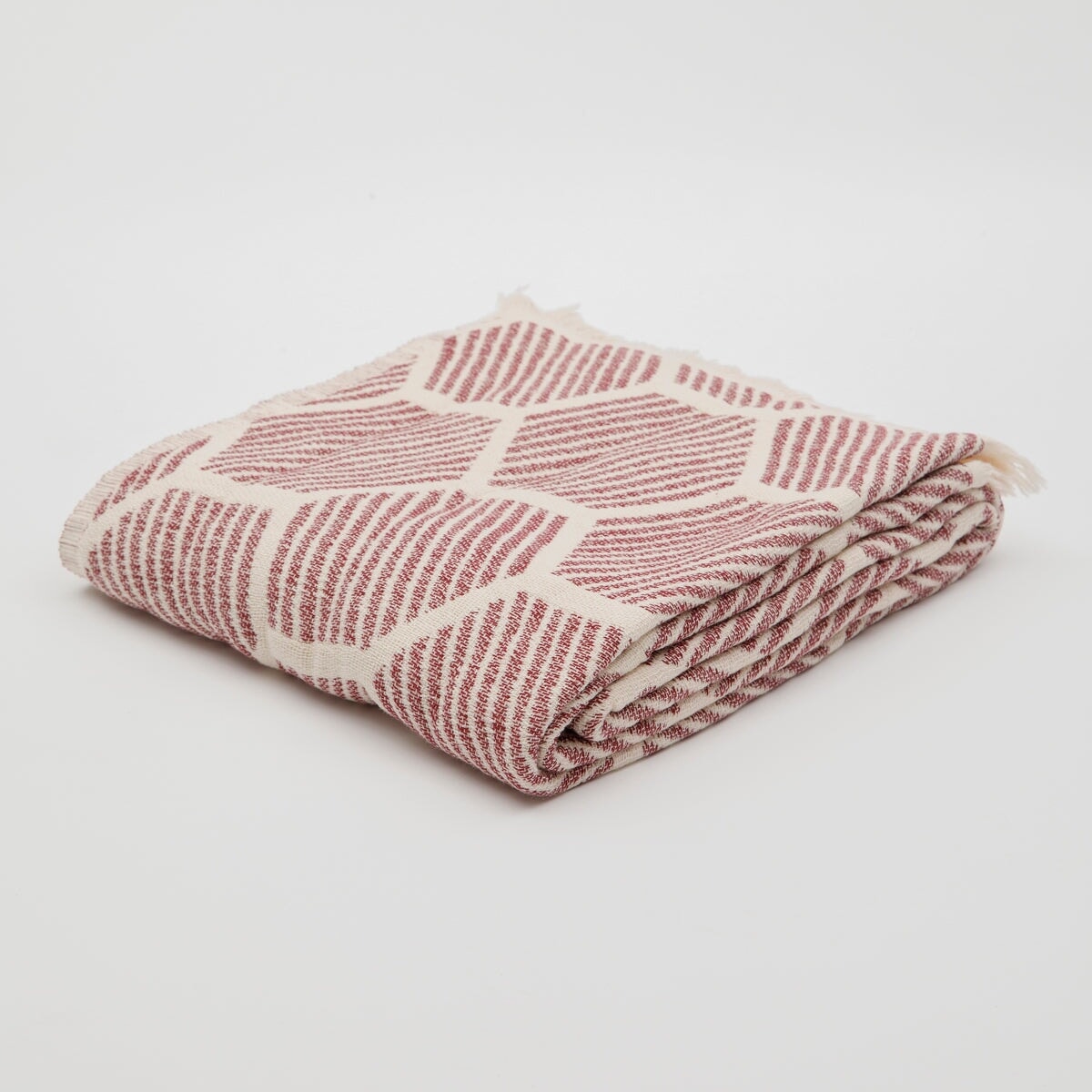 Honeycomb Turkish Cotton Throw Blanket