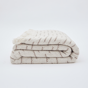 Woven Cotton Linen Throw Blanket