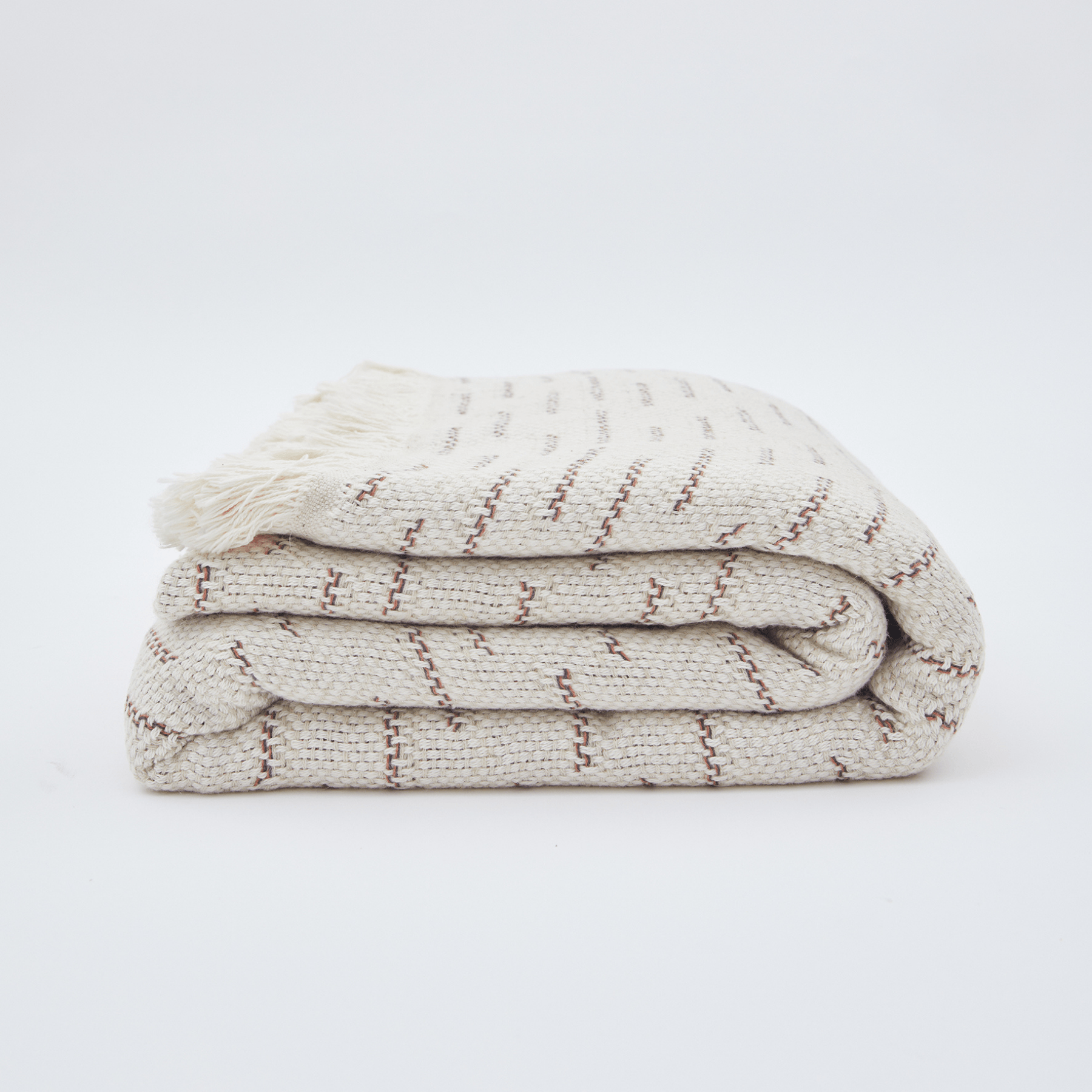 Woven Cotton Linen Throw Blanket