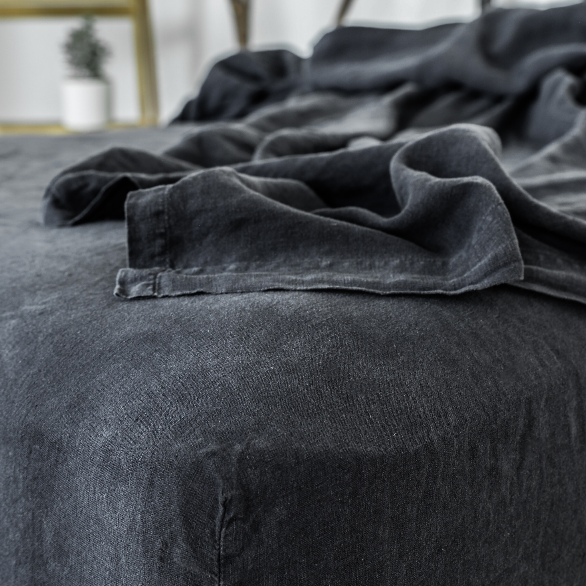 European Linen Bed Sheet Set