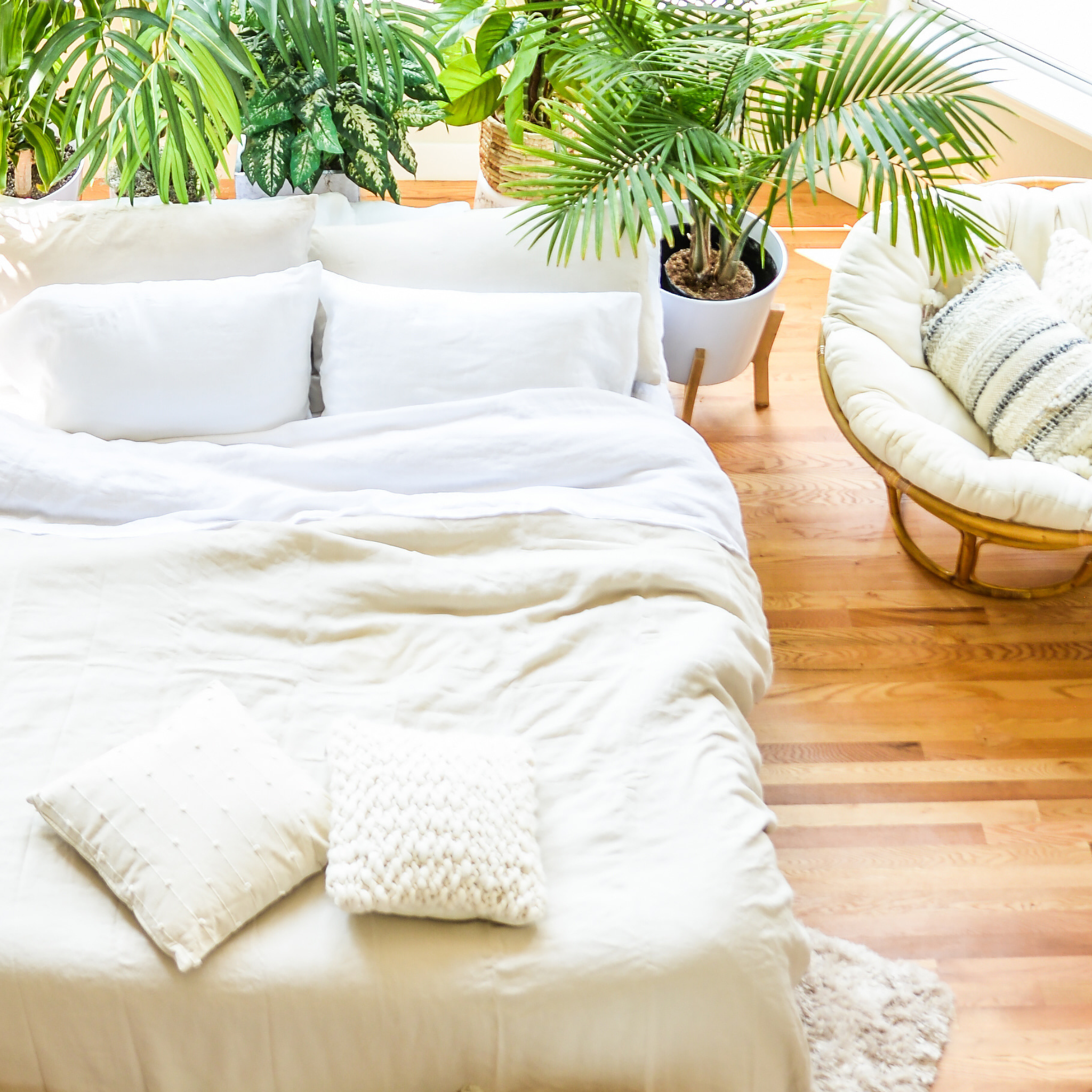 European Linen Bed Sheet Set