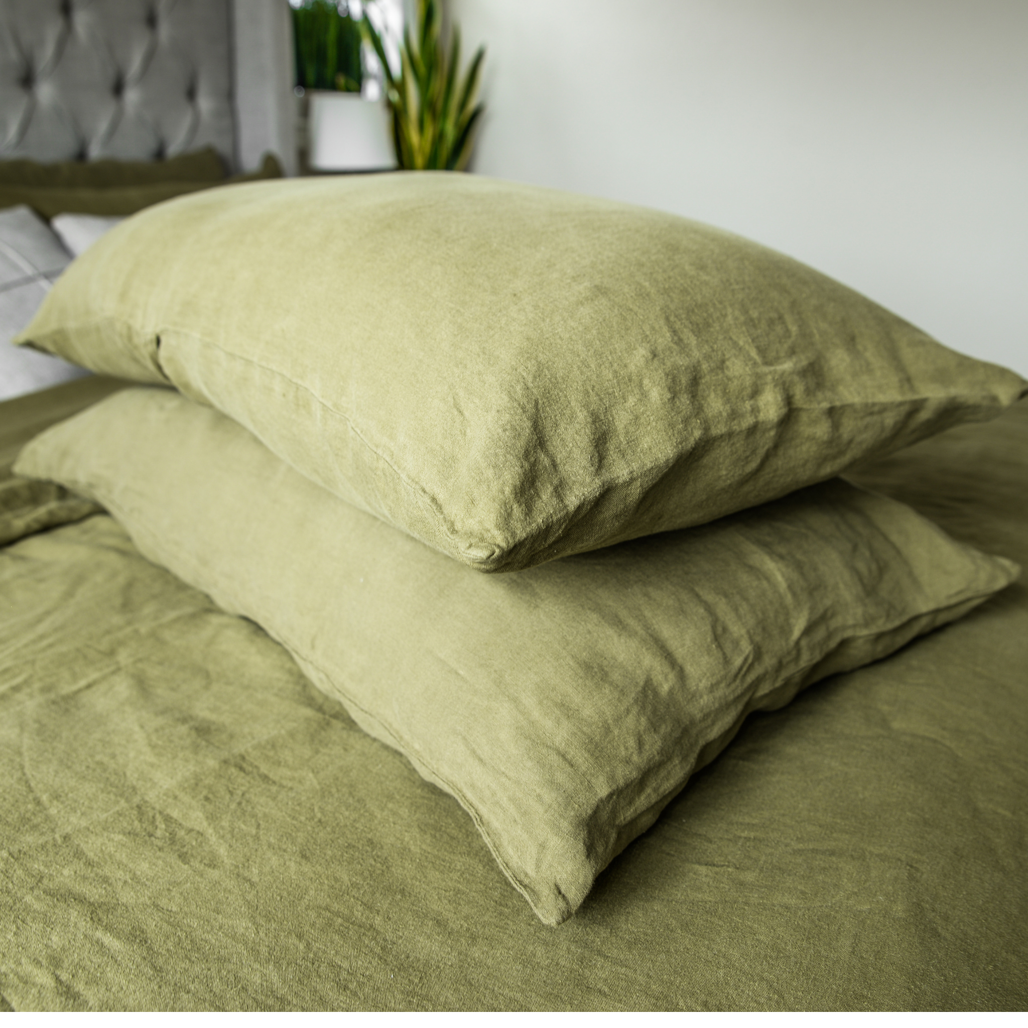 European Linen Bed Sheet Set