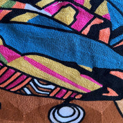 African Queen Embroidered Pillow Cover