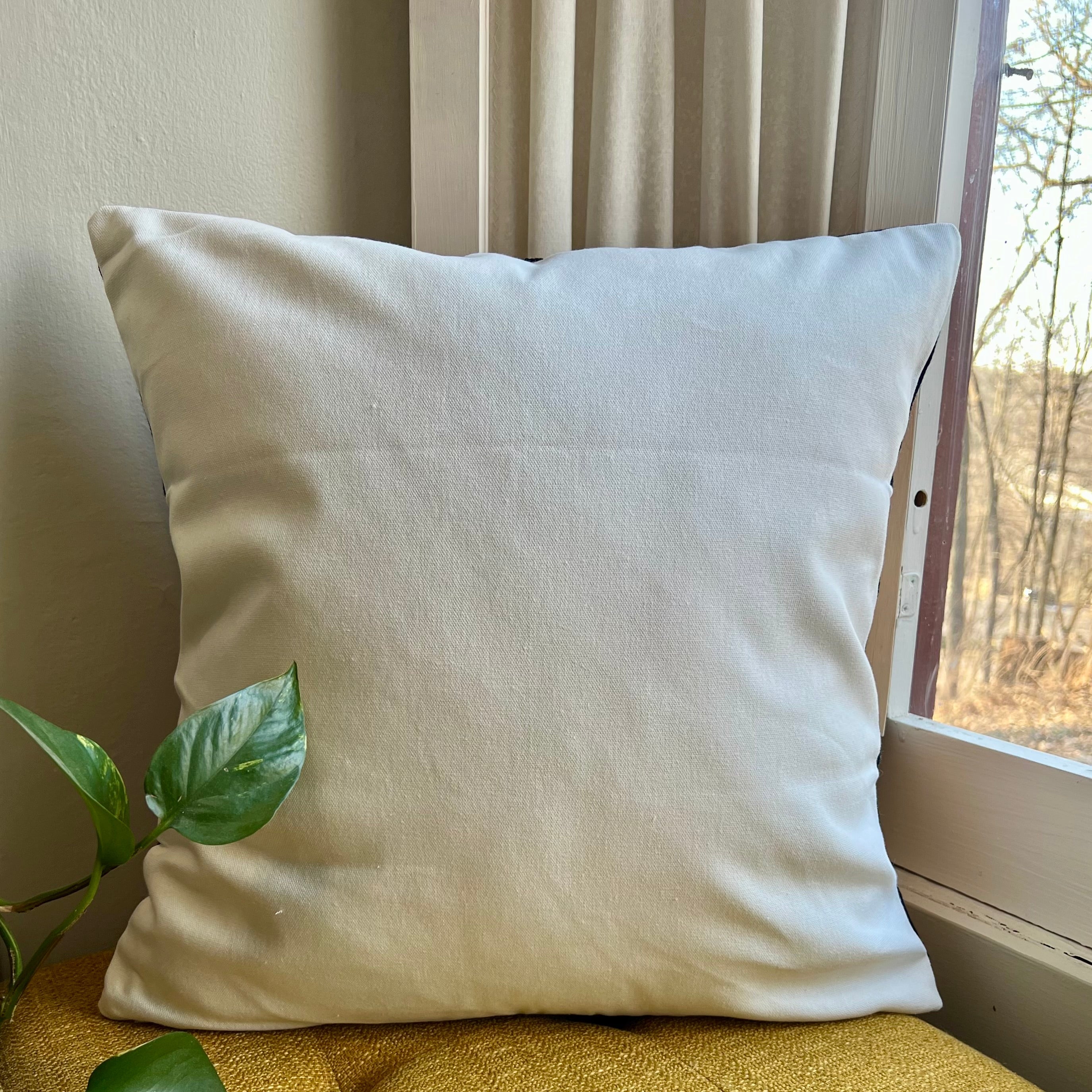 African Queen Embroidered Pillow Cover