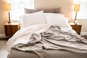 Herringbone Weave Organic Cotton Blanket