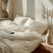 Organic Cotton Sateen Duvet Cover