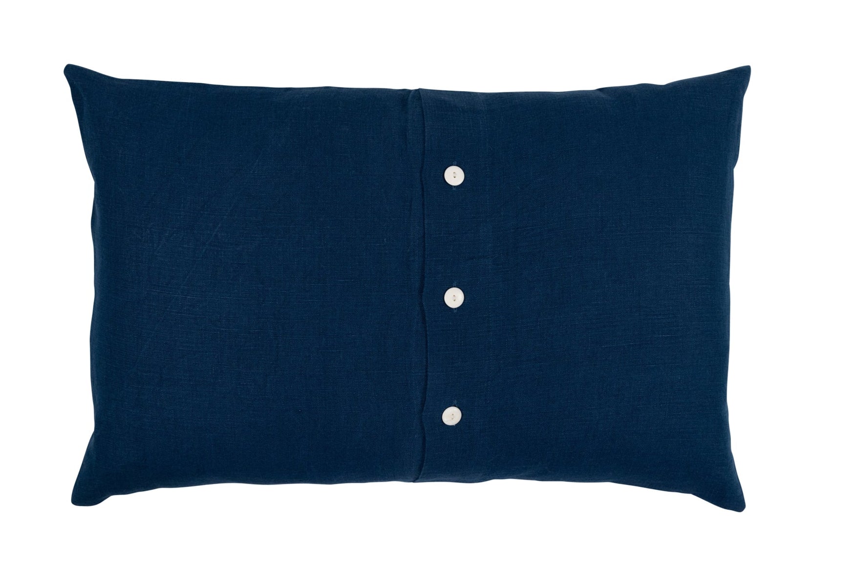 Blue Crab Linen Pillow